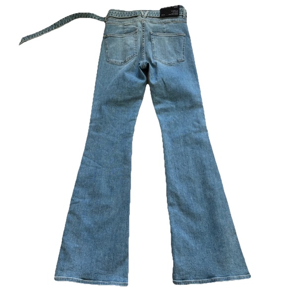 VERONICA BEARD NWT GISELLE EXTRA HIGH RISE SKINNY FLARE Hippie Trendy Chic Boho - Picture 2 of 7